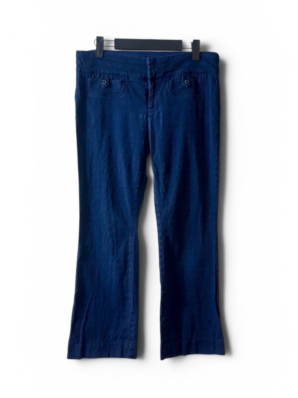 Cartonnier Navy Charlie Crop Flare Cotton/Spandex Pants 26” Inseam size 6